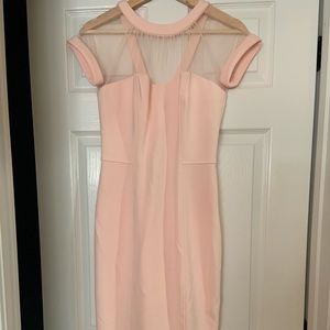 Blush bridesmaid dress by Maggy London; worn once!